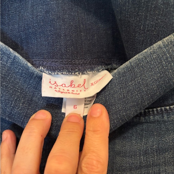 Classic Blue Denim Jeggings Isabel maternity 6 nwt - Picture 5 of 5